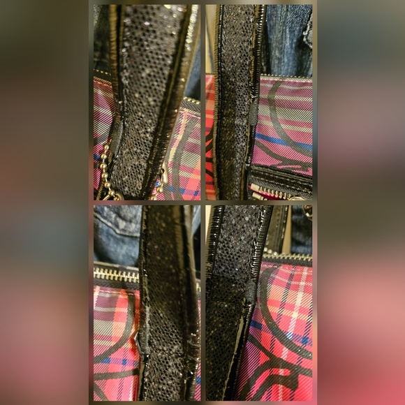 Coach Poppy Tartan Plaid Shoulder Bag / Tote  G0982-14360 - Picture 11 of 11